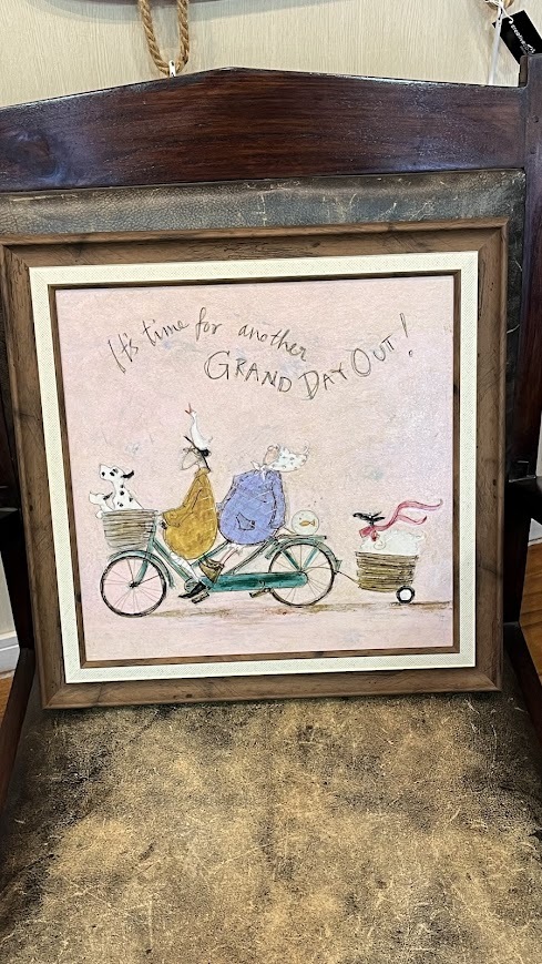 癒し 絵 絵画 40.5cmX40.5cm●サムトフト アートフレーム「グランドデイアウト」●【 動物&癒しアート】<樹脂フレーム>拍卖