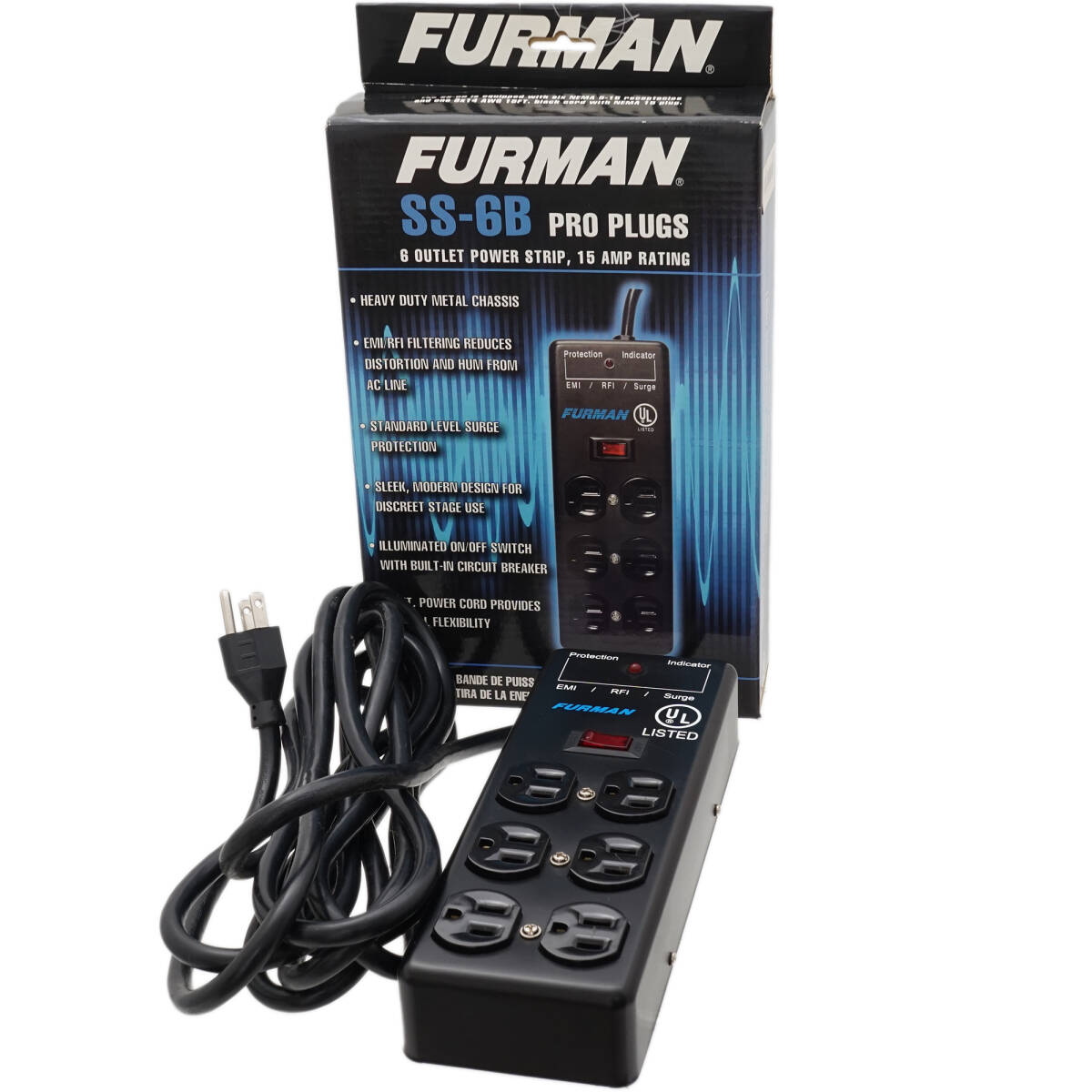 FURMAN SS-6B テーブルタップ パワーディストリビューター ファーマン 電源 タップ EMI RFI ノイズフィルター サージフィルター拍卖