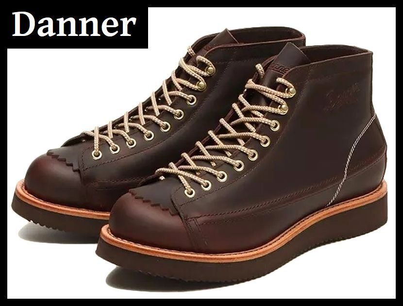 送無 希少 定価39,600円 新品 日本製 Danner ダナー D210902 ZAMBLETTA ザンブレッタ 撥水 カウレザー フォルスタン ブーツ 茶 26.5 ①拍卖