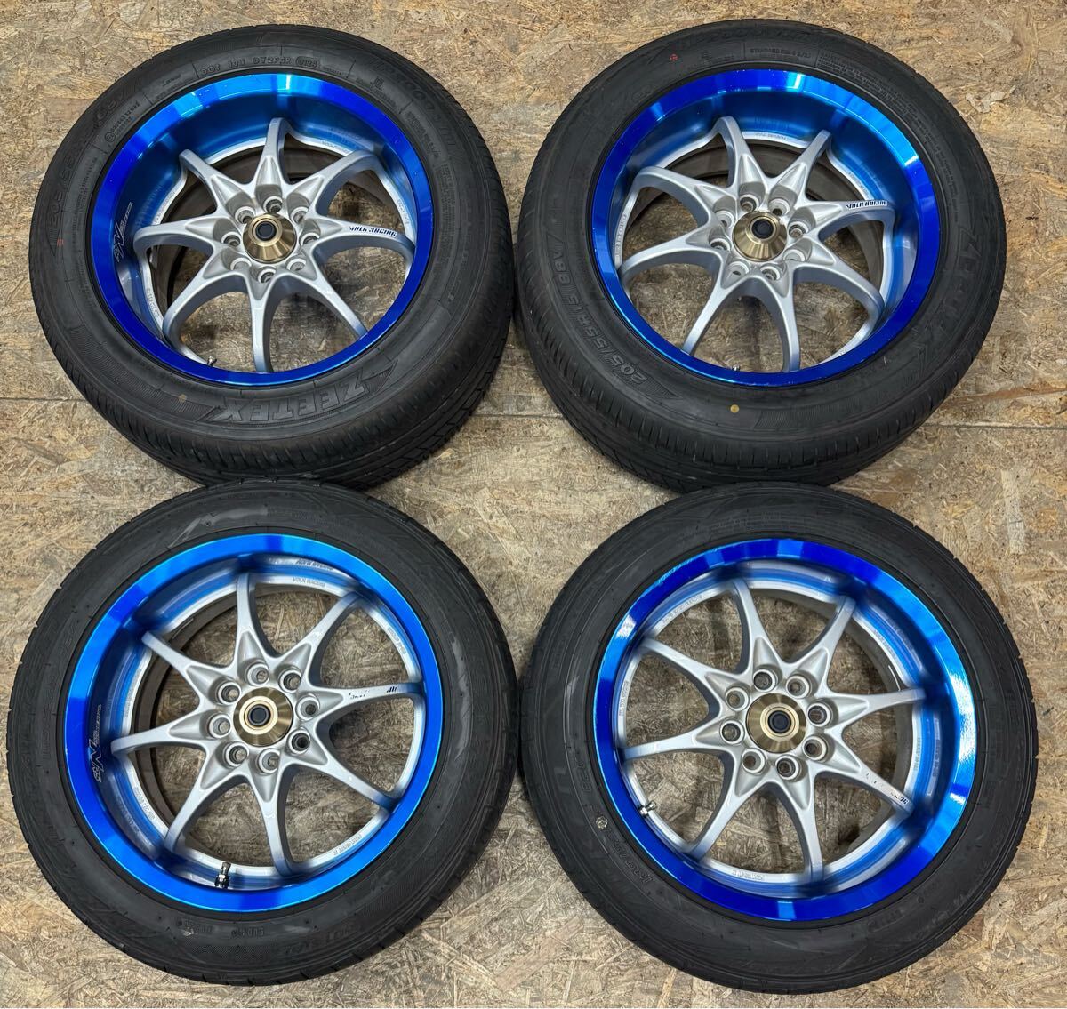 【希少!】RAYS ボルクレーシング N-RS 15インチ 7J+43 PCD100 4穴 4H ロードスター フィット シビック MR-S キューブ 拍卖