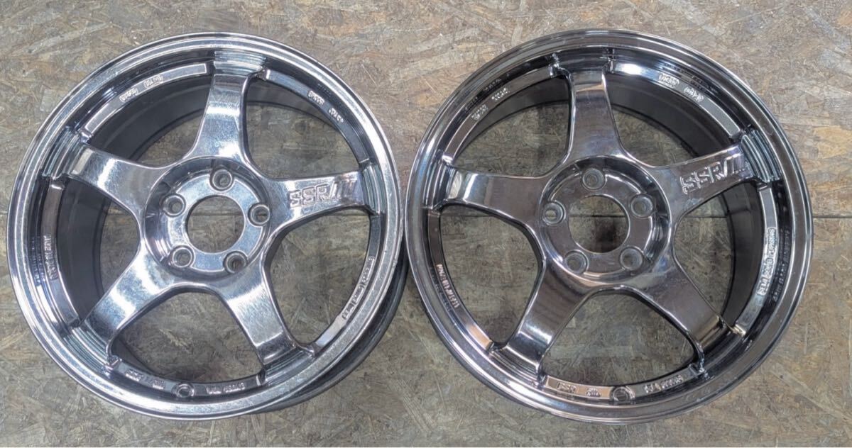 【希少!】SSR インテグラル GT-2 17インチ 8.5J+55 PCD 114.3 5穴 5H 当時物 絶版 メッキ シルビア スカイライン FD3S RX-8 シビック拍卖