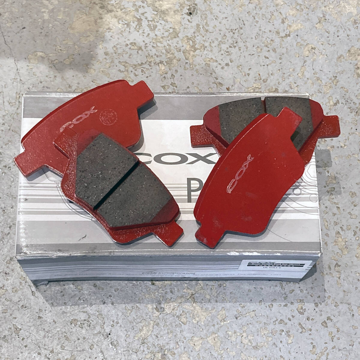 フォルクスワーゲン GOLF 6、アウディ A3(8P)用 COXリアブレーキパッド for Street(Cタイプ)【未使用】拍卖