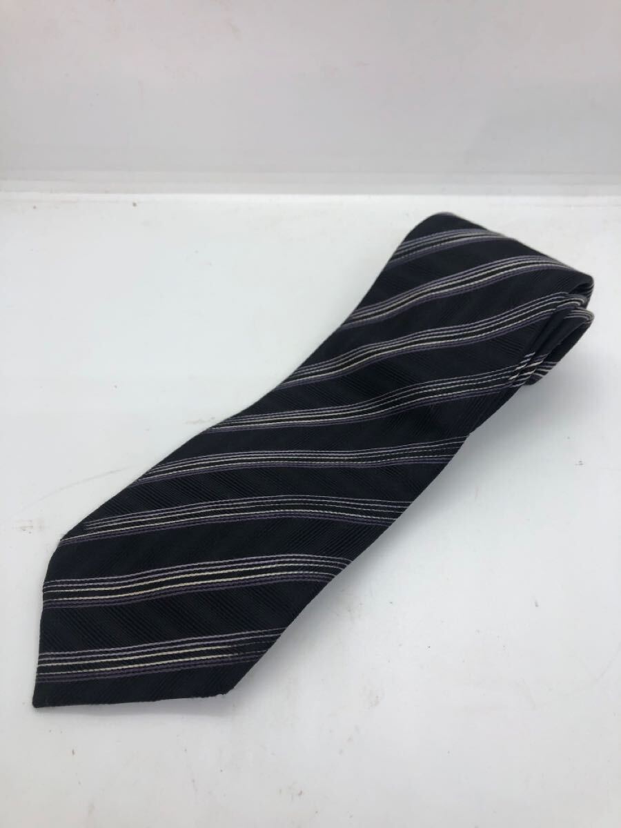 DKNY ダナキャラン ネクタイ シルク100 ストライプ 日本製拍卖