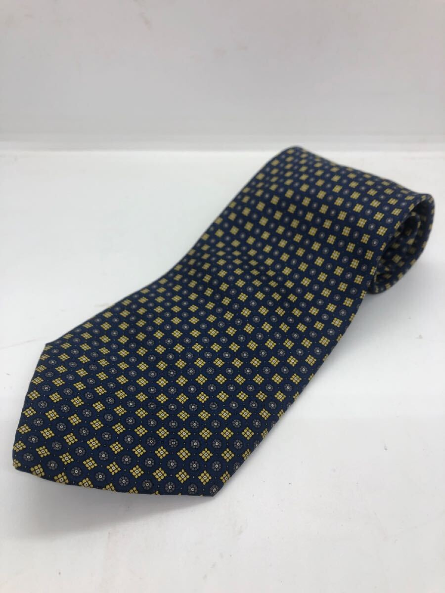 イタリア製 ENRICO COVERI エンリココベリ ネクタイ シルク100 総柄拍卖