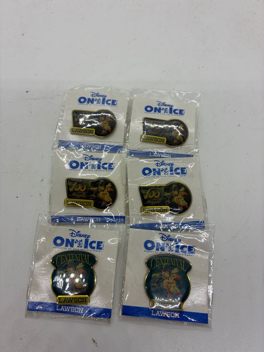 ピンバッジ ディズニー オンアイス ローソン LAWSON ピンズ 6個 セット拍卖