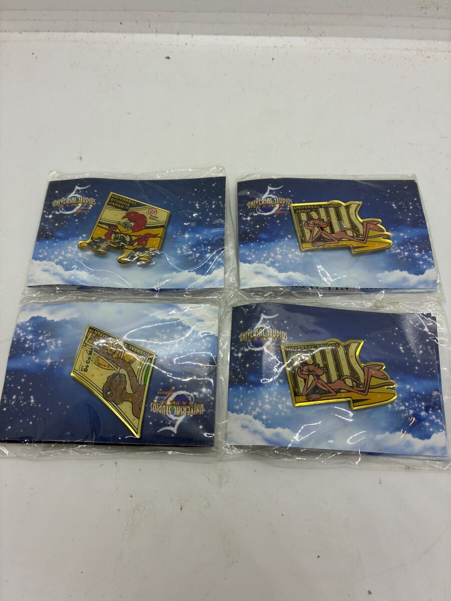 ピンバッジ ユニバーサルスタジオ トレーディング ピンズ USJ 4個 セット拍卖
