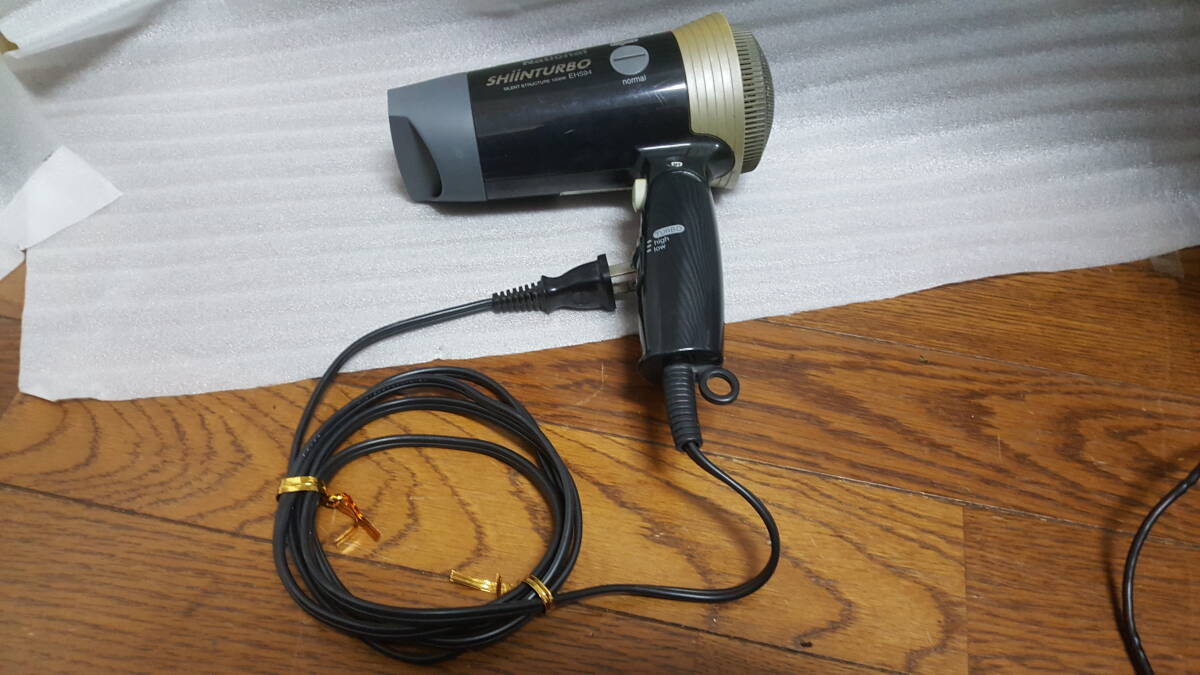 【家電】 National ヘアドライヤー SHINTURBO EH594 静音 52dB 動作確認済み拍卖