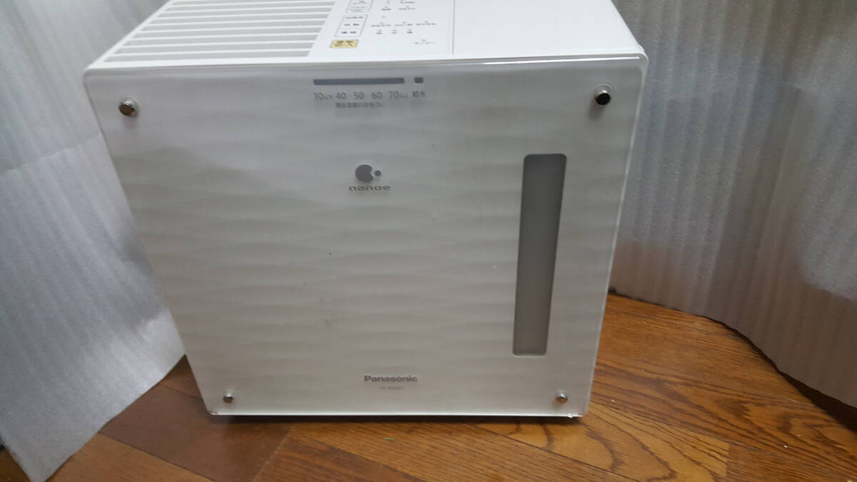 【家電】 Panasonic パナソニック 気化式加湿器 FE-KXK07 ナノイー nanoe ホワイト 2014年製 動作確認済み (No.1) 洋室19畳、和室12畳拍卖
