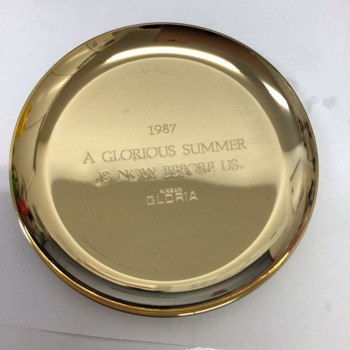 37647-53 0317Y 日産 GLORIA 金色 トレー 皿 プレート拍卖