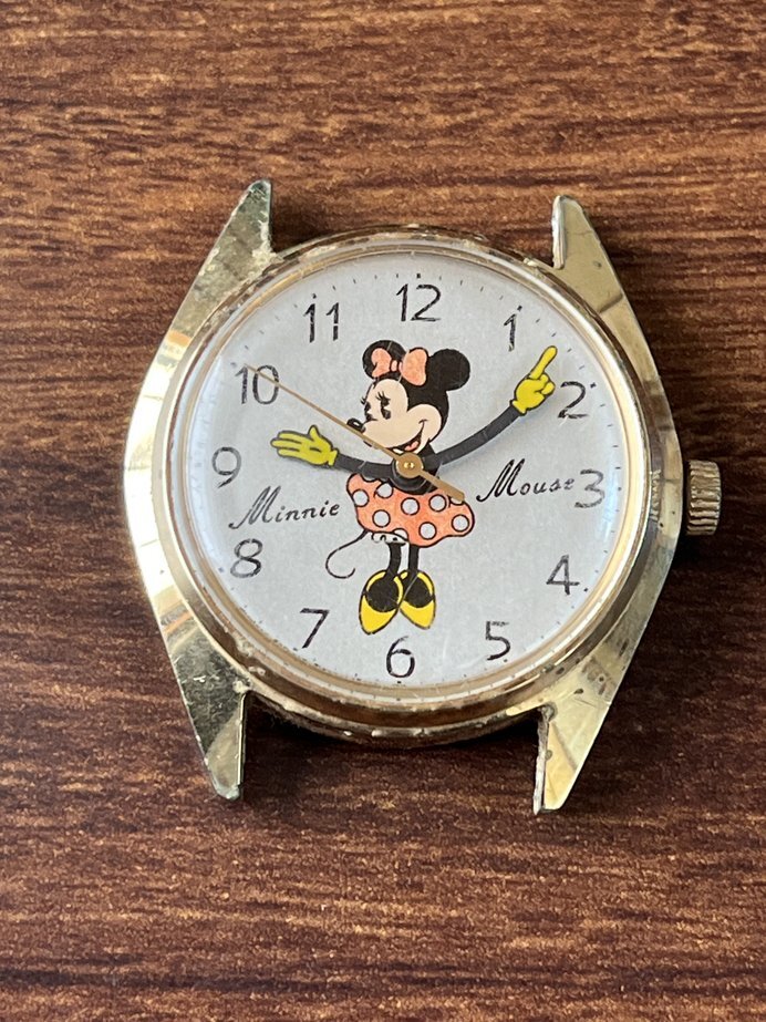 ● レア ディズニータイム ミニーマウス 手巻 5000-6030 ●拍卖