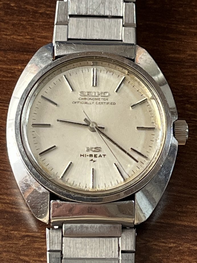 ● KS 45-8010 キングセイコー CHRONOMETER クロノメーター ハイビート 手巻 アンティーク ●拍卖