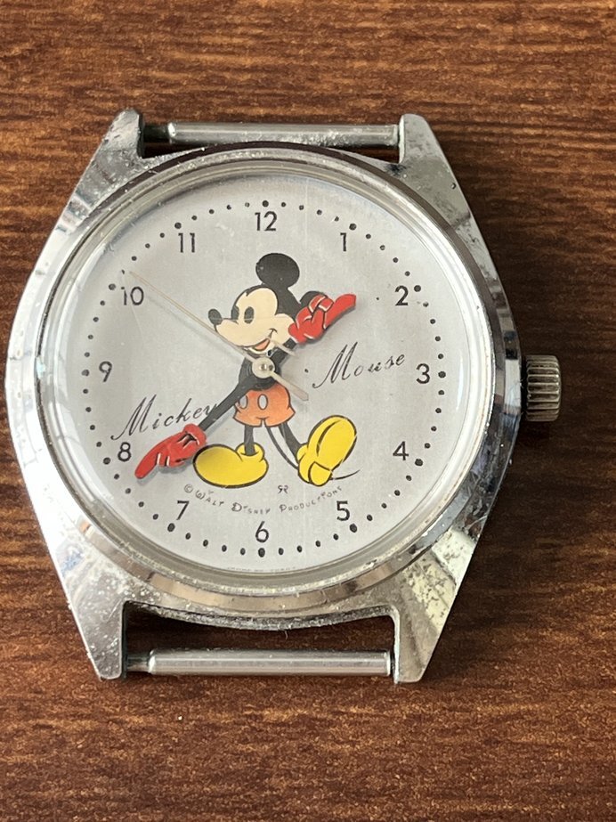 ● ディズニータイム 5000-7000 手巻 ミッキー アンティーク ●拍卖