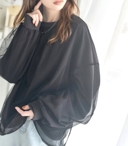 クラシカルエルフJavaコラボチュールドッキングロンTチャコールClassical Elfボリュームスリーブ拍卖