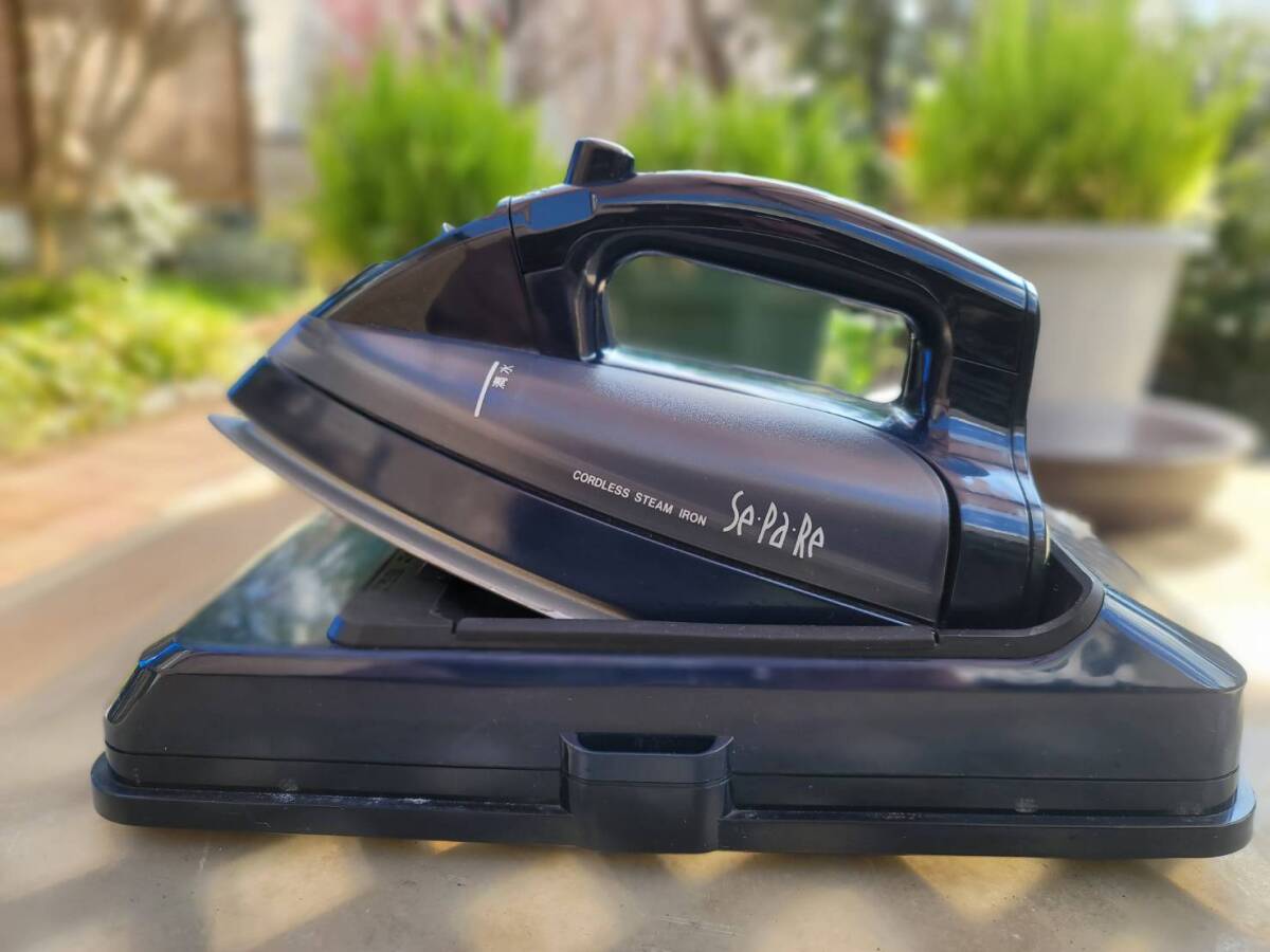 ジャンク品 National コードレススチームアイロン Se-Pa-Le 通電電熱確認済み拍卖