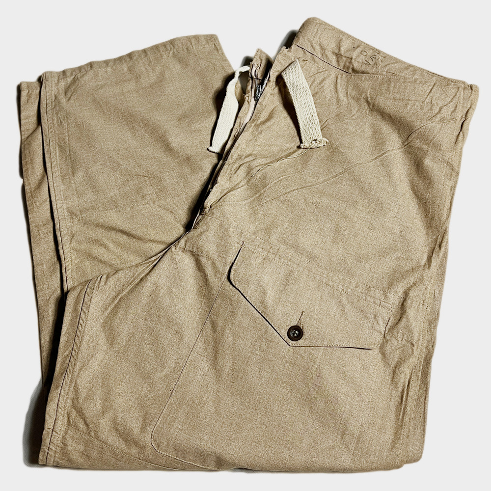 幻級 NOS! 40's イギリス軍 SAS 茶杢 DRAB オーバーパンツ OVER PANTS BRITISH ARMY ブリティッシュアーミー DEAD デッド SIZE3 レア 英国拍卖