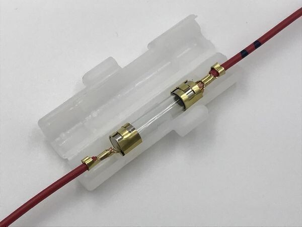 【管FC2A】管ヒューズホルダー カプラー 2A管ヒューズ付き 検索用) パーキング リレー ナビ 端子 カーテシ ランプ カーナビ バック電源拍卖