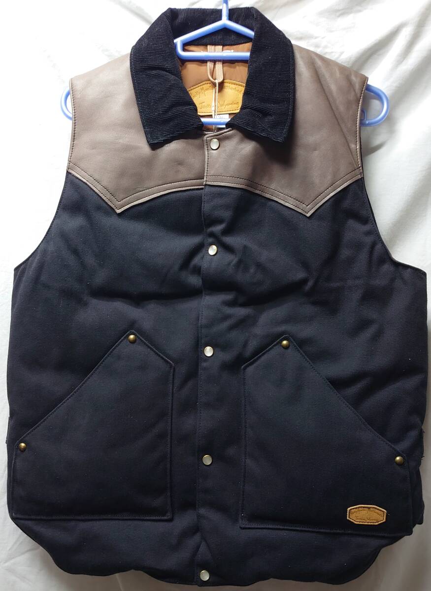 WAREHOUSE(ウエアハウス)×ROCKY MAUNTAIN(ロッキーマウンテン) CANVAS DOWN VEST サイズ36拍卖