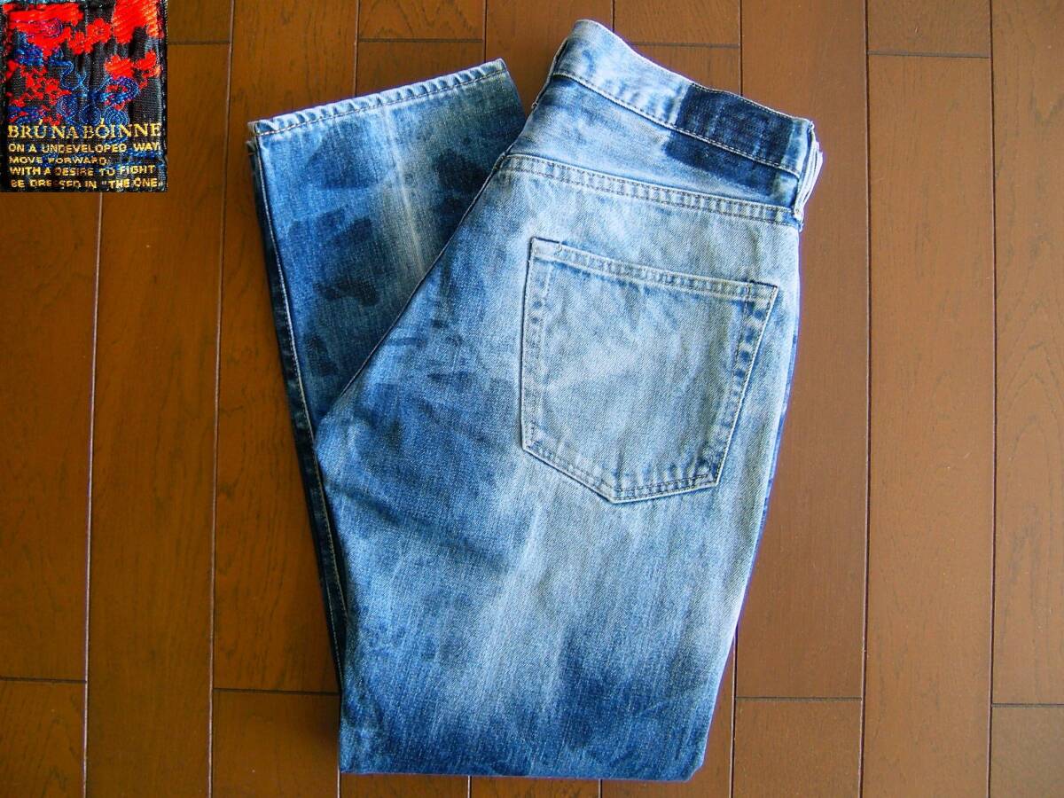 ブルーナボイン BRU NA BOINNE サンダーデニム デニムパンツ拍卖