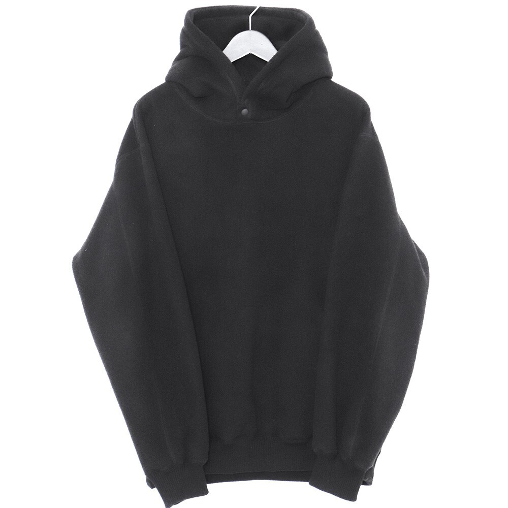 UNIVERSAL PRODUCTS POLARTEC FLEECE HOODIE 3 ブラック 183-60101 ユニバーサルプロダクツ ポーラーテックフリースフーディー パーカー拍卖