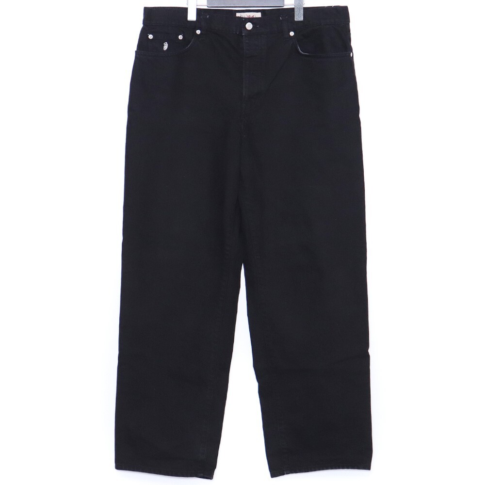 STUSSY Overdyed Big Ol Jean サイズ34 ブラック 116577 ステューシー デニムパンツ ジーンズ オーバーダイ denim pants拍卖