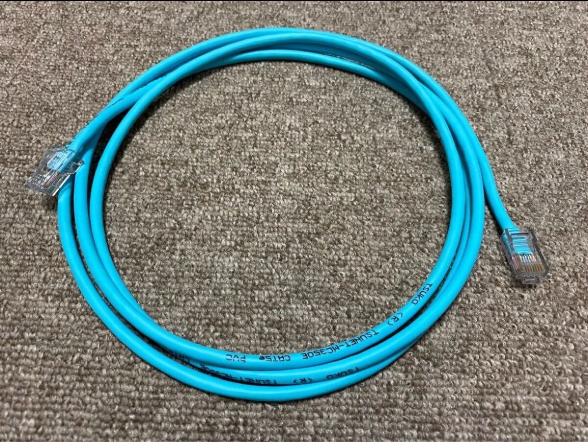 LANケーブル 1本 CAT5e 2m ストレート 爪折れ防止タイプ 新品未使用 長さ、本数の変更対応可能拍卖