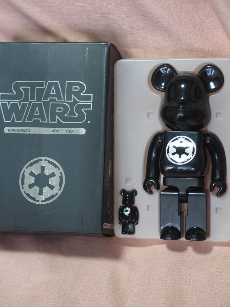 ベアブリックBE@RBRICK IMPERIAL 100% & 400% SET スターウォーズ STAR WARS インペリアル拍卖