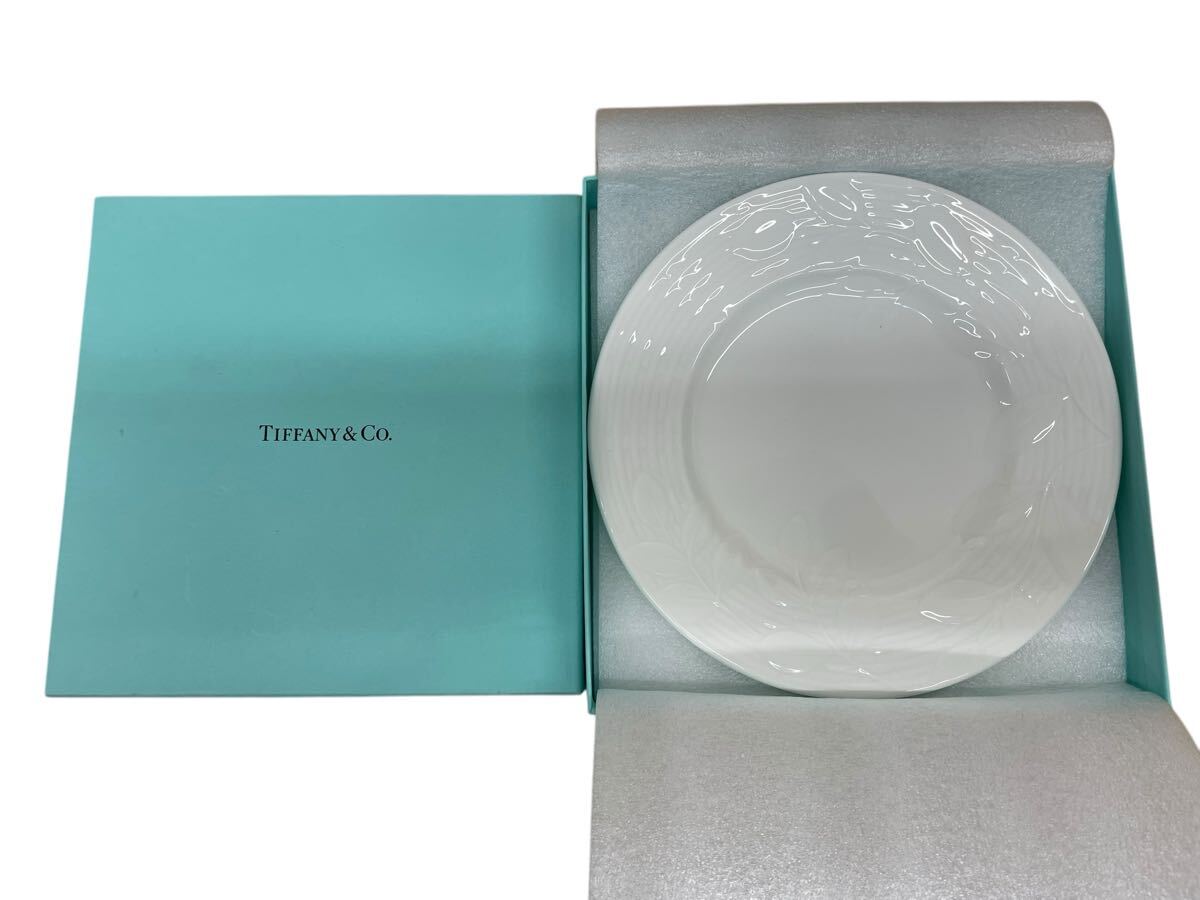 【未使用品】TIFFANY&CO. ティファニー ムーンズプレート 2枚セット テラス プレート ホワイト 白拍卖