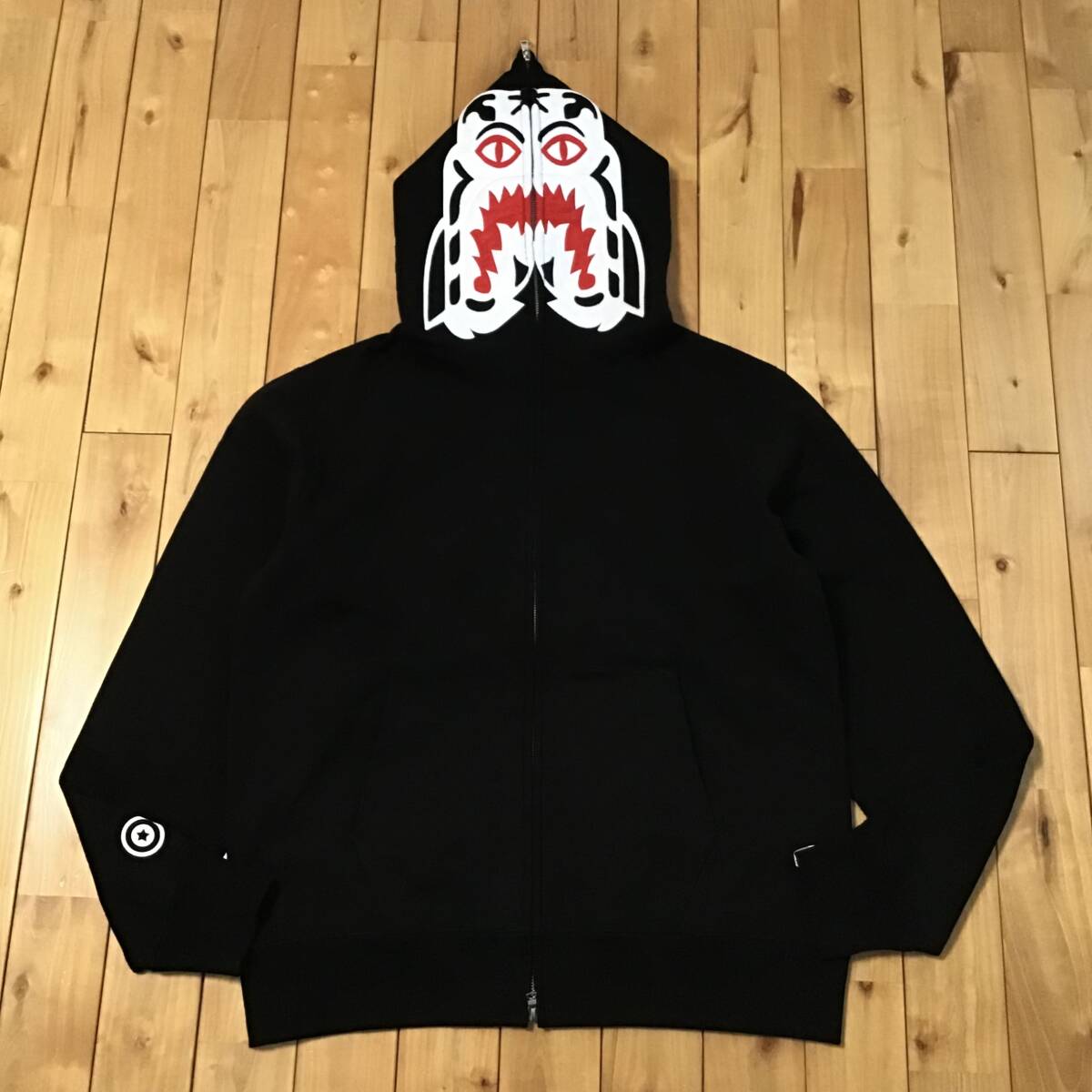 ★XL★ ホワイト タイガー パーカー a bathing ape BAPE Tiger full zip hoodie エイプ ベイプ アベイシングエイプ pi85拍卖