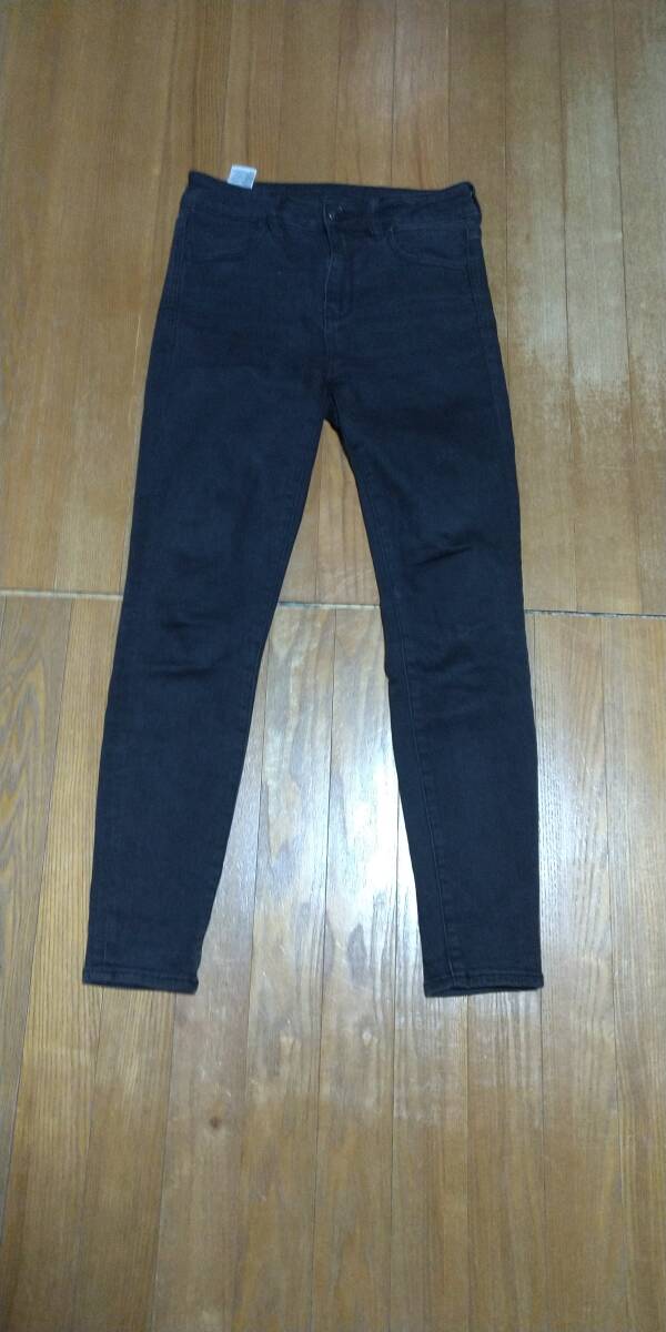 AMERICAN EAGLE OUTFITTERS アメリカン イーグル ハイライズ スキニー ブラック デニム パンツ ジーパン ジーパン レディース 売切 27 拍卖