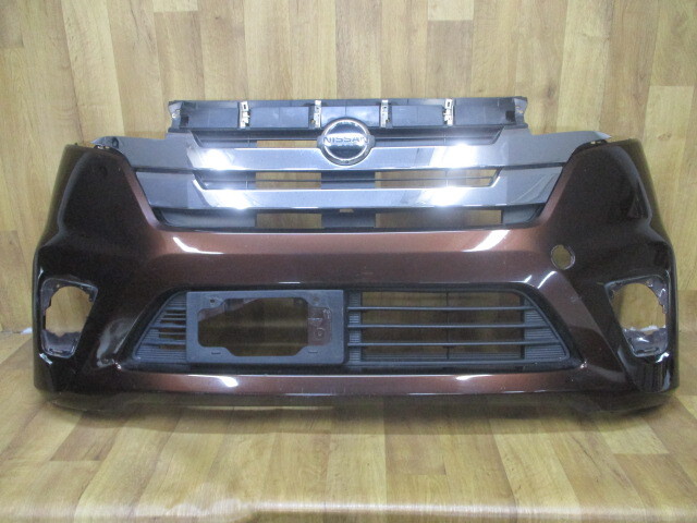 E8/ B21Wデイズ ハイウェイスター純正フロントバンパー6400F608拍卖