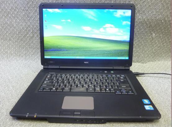 Windows XP,VISTA,7 選択可 15.6” NEC VersaPro VL-B Core i3-370M 2.4GHz/メモリ4GB/160GB/DVDRAM/無線/便利なソフト/リカバリ作成/1928拍卖