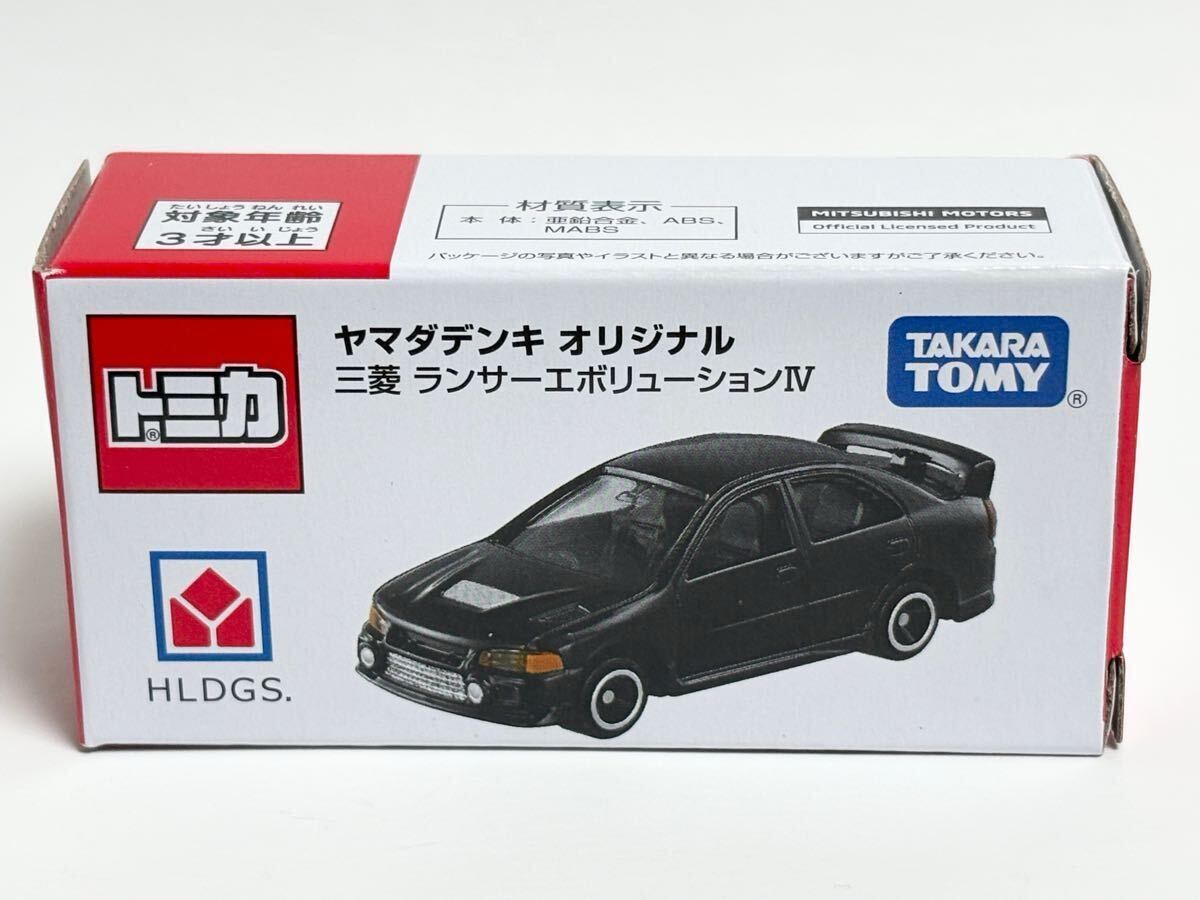 ■ヤマダデンキ オリジナル トミカ■三菱 ランサーエボリューション Ⅳ(ヤマダ電機 限定 ランエボ)黒色 ブラック拍卖