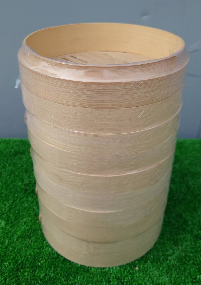 竹セイロ 5段セット Φ18cm FHB5023 フタなし拍卖