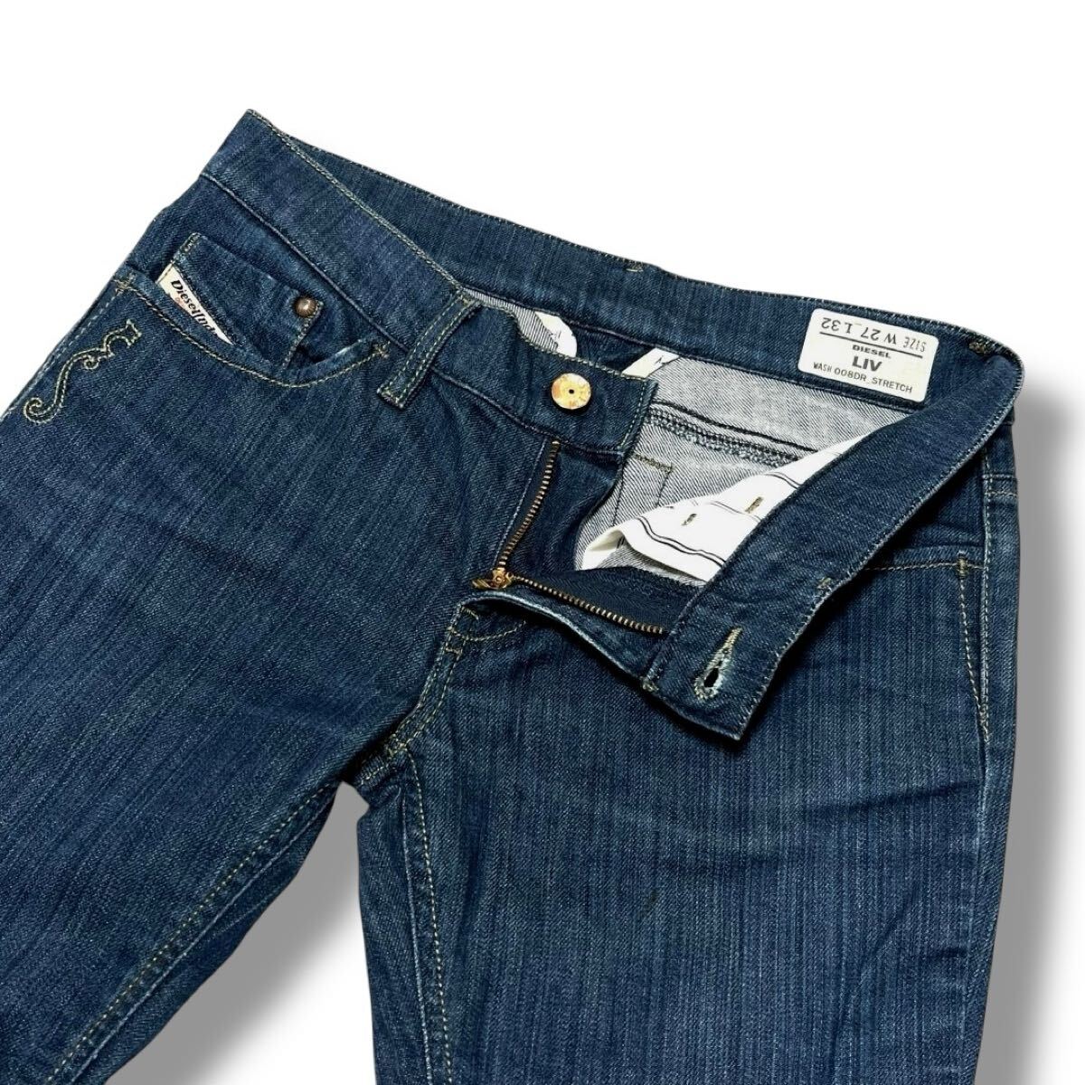 DIESEL ディーゼル LIV スリム ストレッチ デニム パンツ サイズ27拍卖
