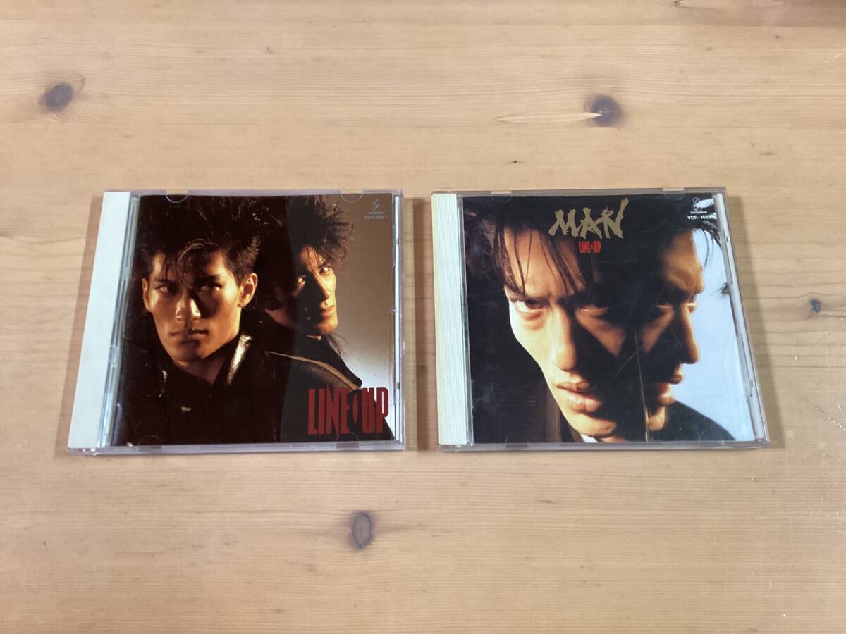 (CD)LINE-UP(ラインアップ)日本のロックバンド 1988年発売 1st:LINE-UP / 1989年発売 2nd:MAN拍卖