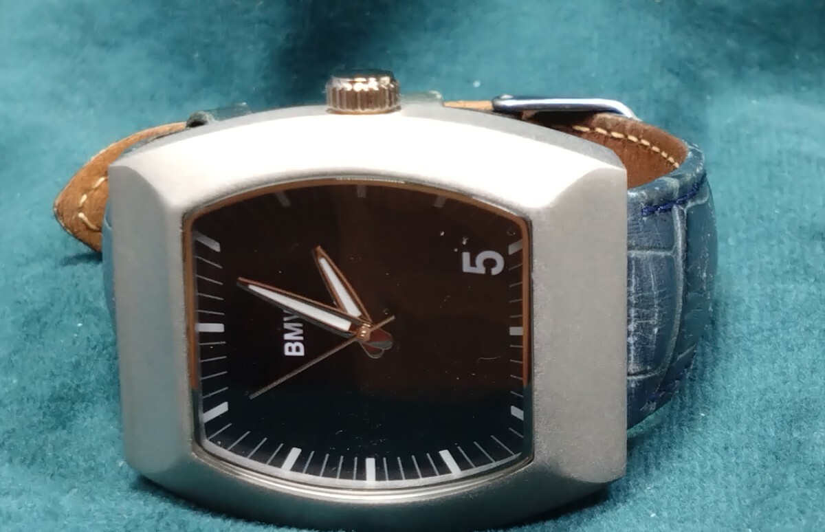 稼働品 The new BMW 5シリーズ メンズ アナログ 3針 ベルト劣化  拍卖