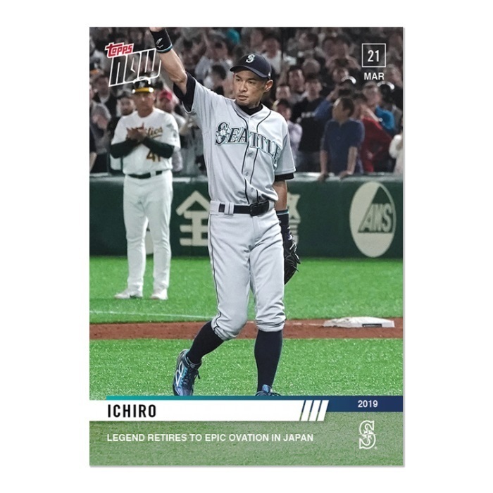 【MS】イチロー最終引退試合2019年3月21日 TOPPS NOW#7 24時間世界3646枚限定カード!3/21/19 検)大谷翔平 ドジャース拍卖