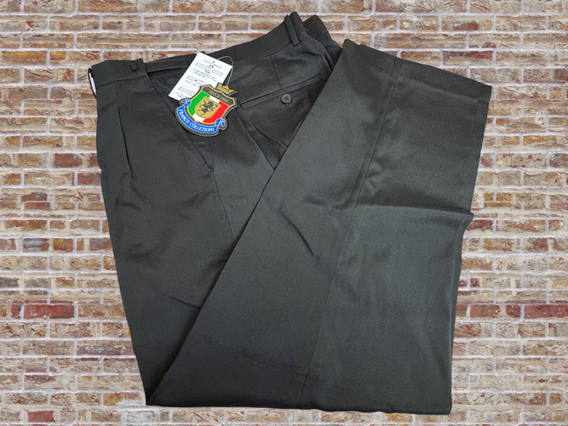 41059-3-nb247 ウエスト82-88 股下75cm FRANCO COLLEZIONI ウエストアジャスター付スラックス 拍卖