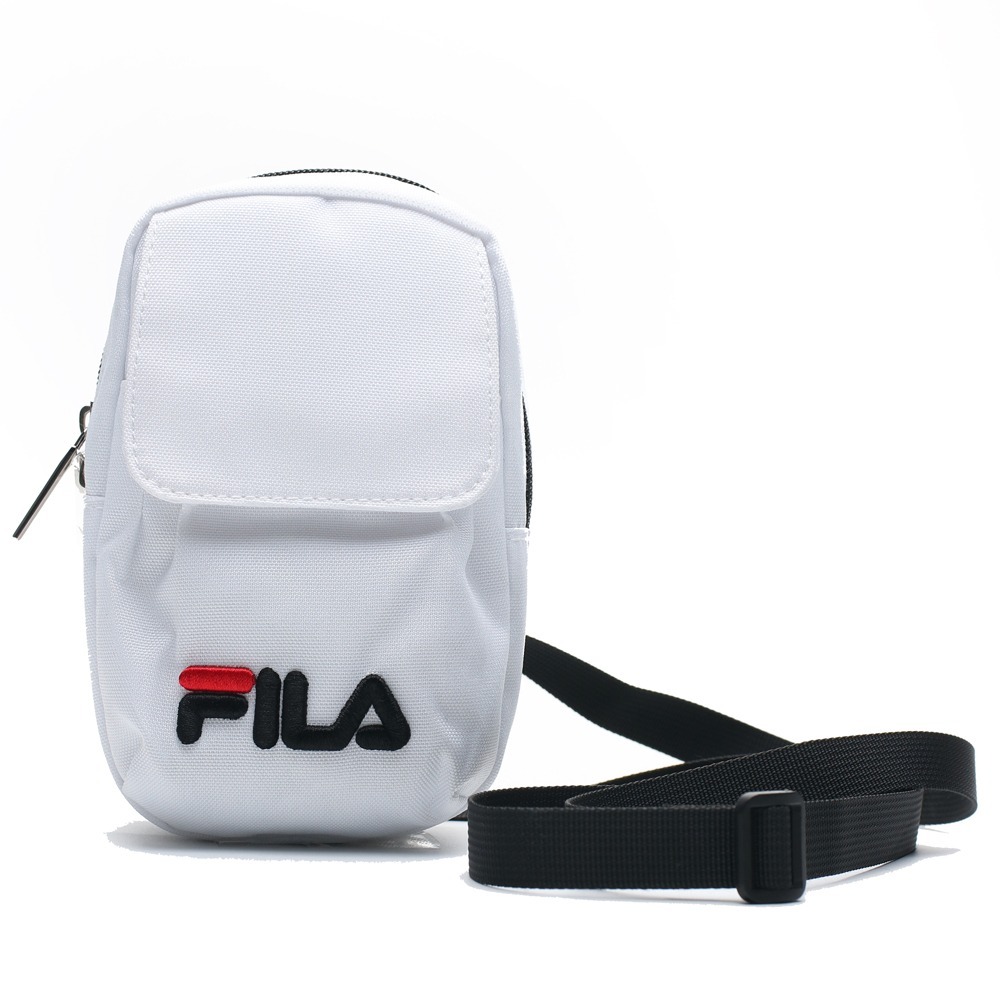 新品 FILA ユニセックス ミニ ショルダーポーチ ホワイト BST-9011-WT拍卖