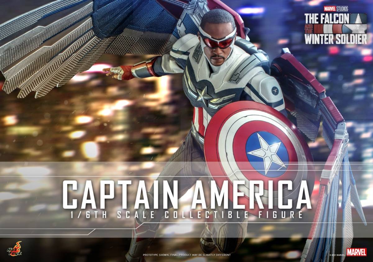 送料無料 ホットトイズ 1/6 ファルコン&ウィンター・ソルジャー キャプテン・アメリカ 未開封新品 TMS040 Captain America HOTTOYS拍卖