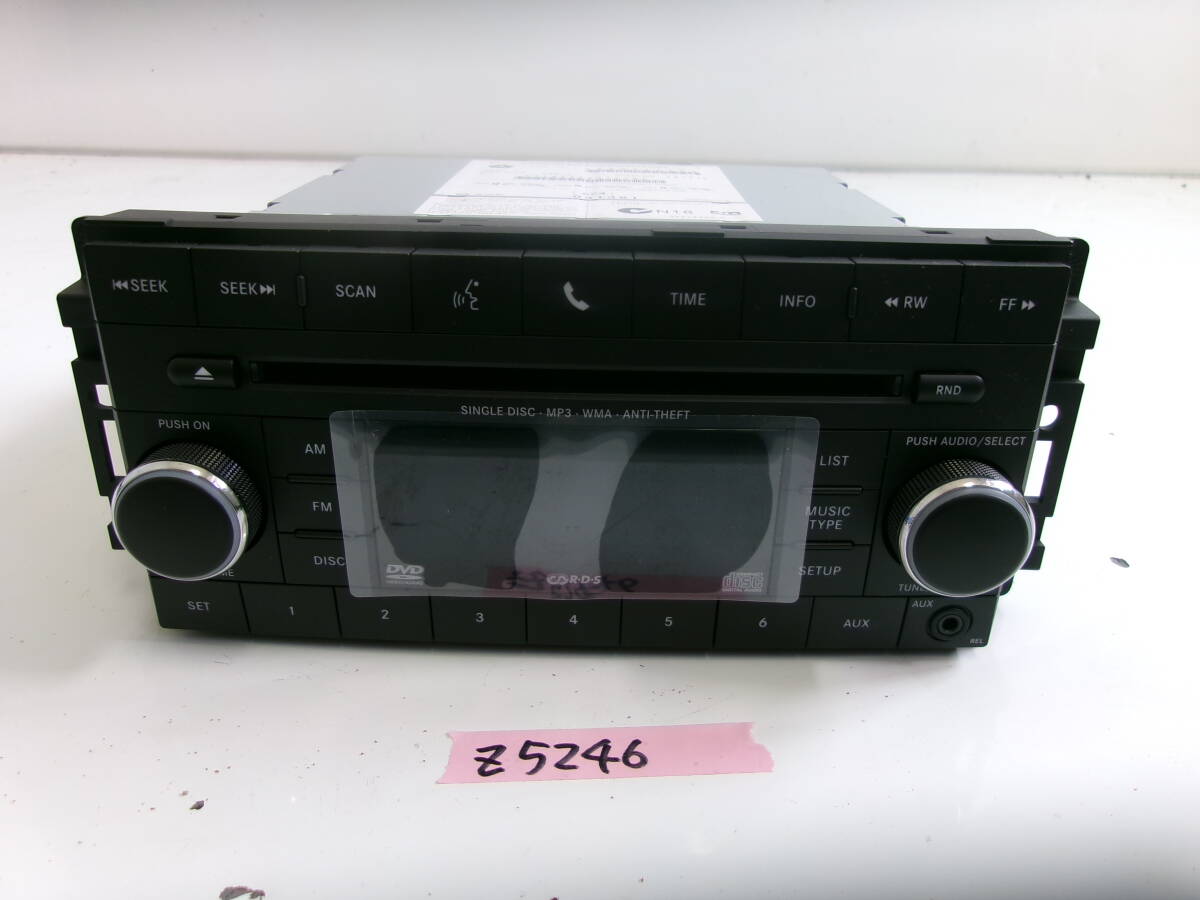 (Z-5246)CHRYSLER 純正 DVD/CD デッキ 26777L 現状渡し拍卖