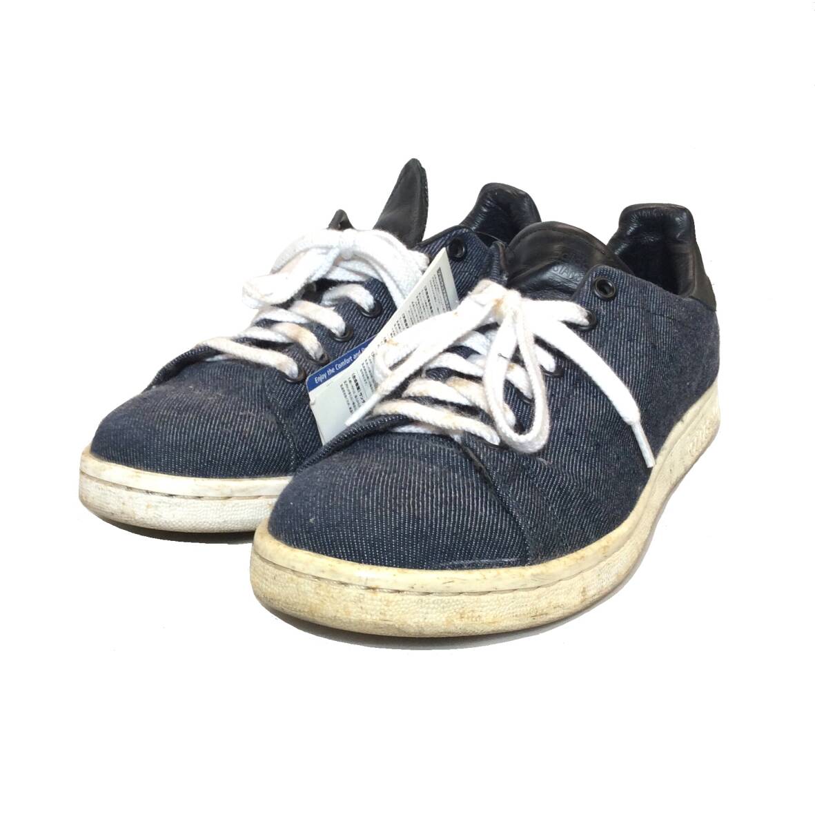 ADIDAS アディダス STAN SMITH スタンスミス スニーカー デニム シューズ US8 26cm メンズ拍卖