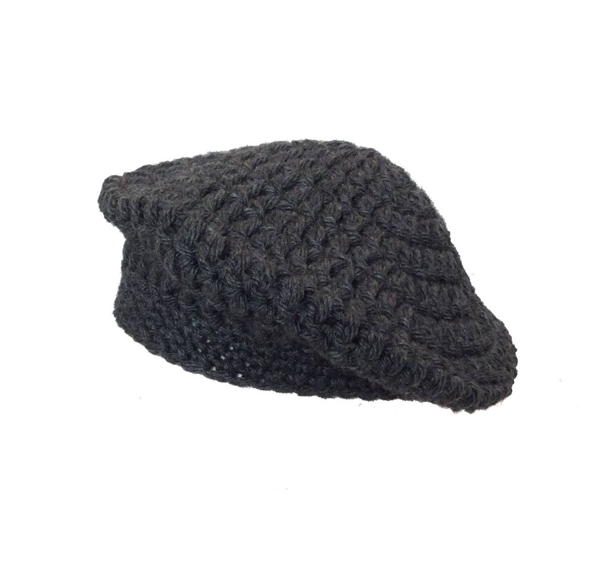 STRAIIIGHT ストレイト ベレー帽 ニット 帽子 ニットベレー ダークグレー系 送料250円拍卖