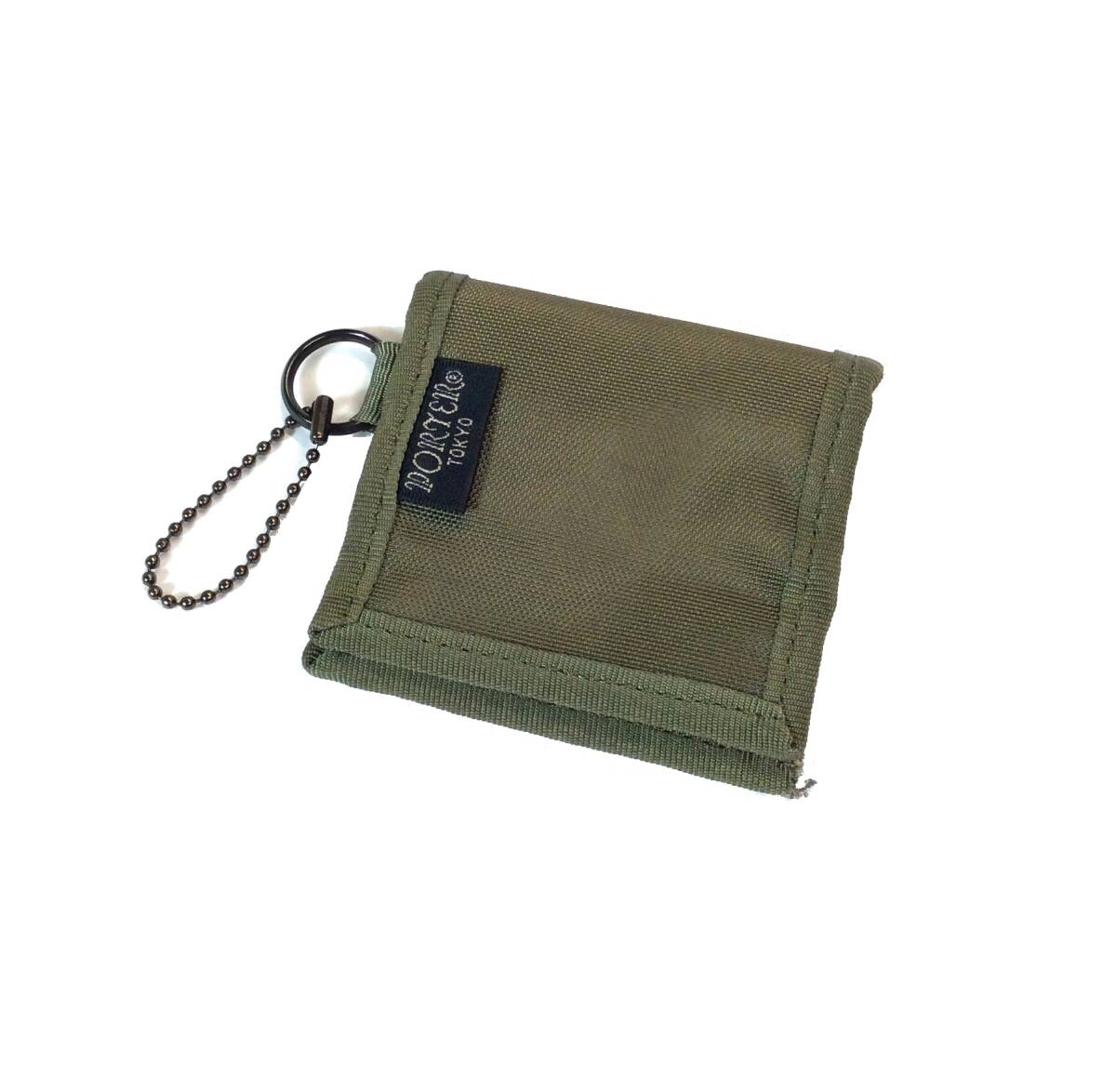 PORTER ポーター ナイロン 小銭入れ オリーブグリーン ミニケース 送料250円拍卖