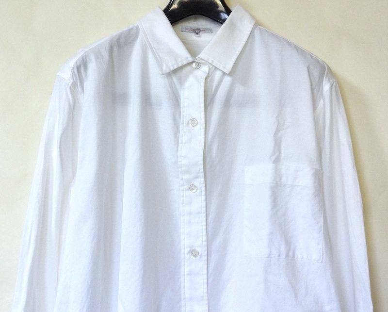(USED) 23区 canclini 長袖シャツ 白ホワイト 大きいサイズ48 NS1拍卖