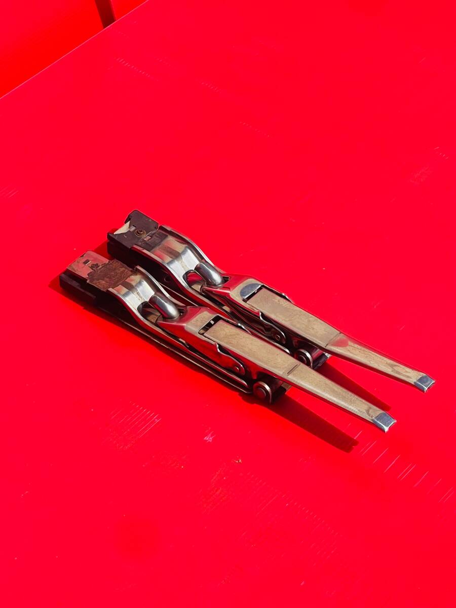 純正 エビカン バネカン ウィング用 土台付き エビ金 ハンドル ウイングロック ステンレス製 2本 2個セット Rei2670拍卖