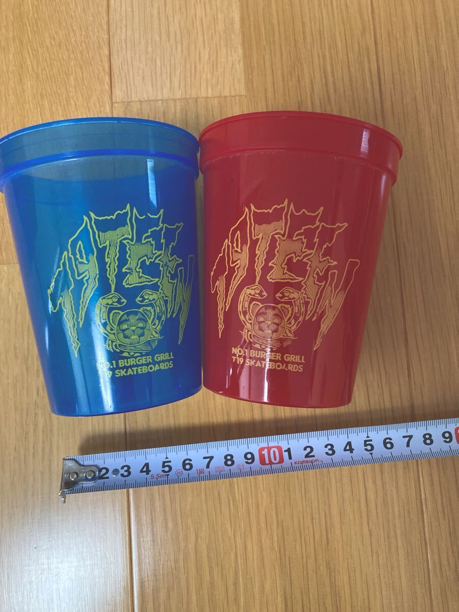 t19 コップ プラスチック製 スケシン SKATETHING ティーナインティーン スケートボード スケボー SINGO RYUJIN 藤原ヒロシ YOPPI nike拍卖