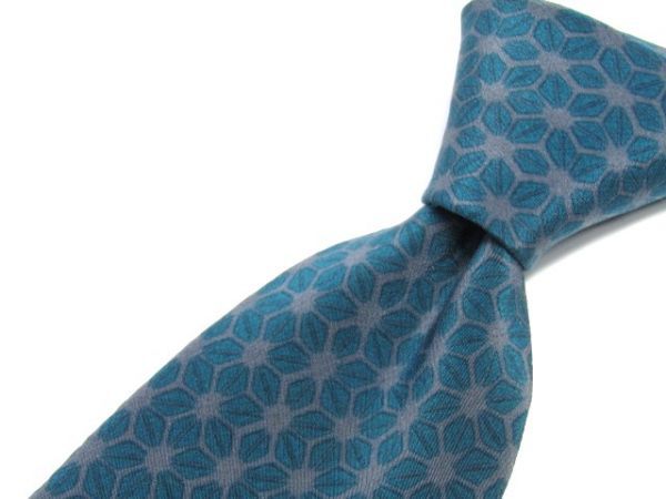 LANVIN(ランバン) シルクネクタイ リーフ柄 イタリア製 843029C271R22拍卖