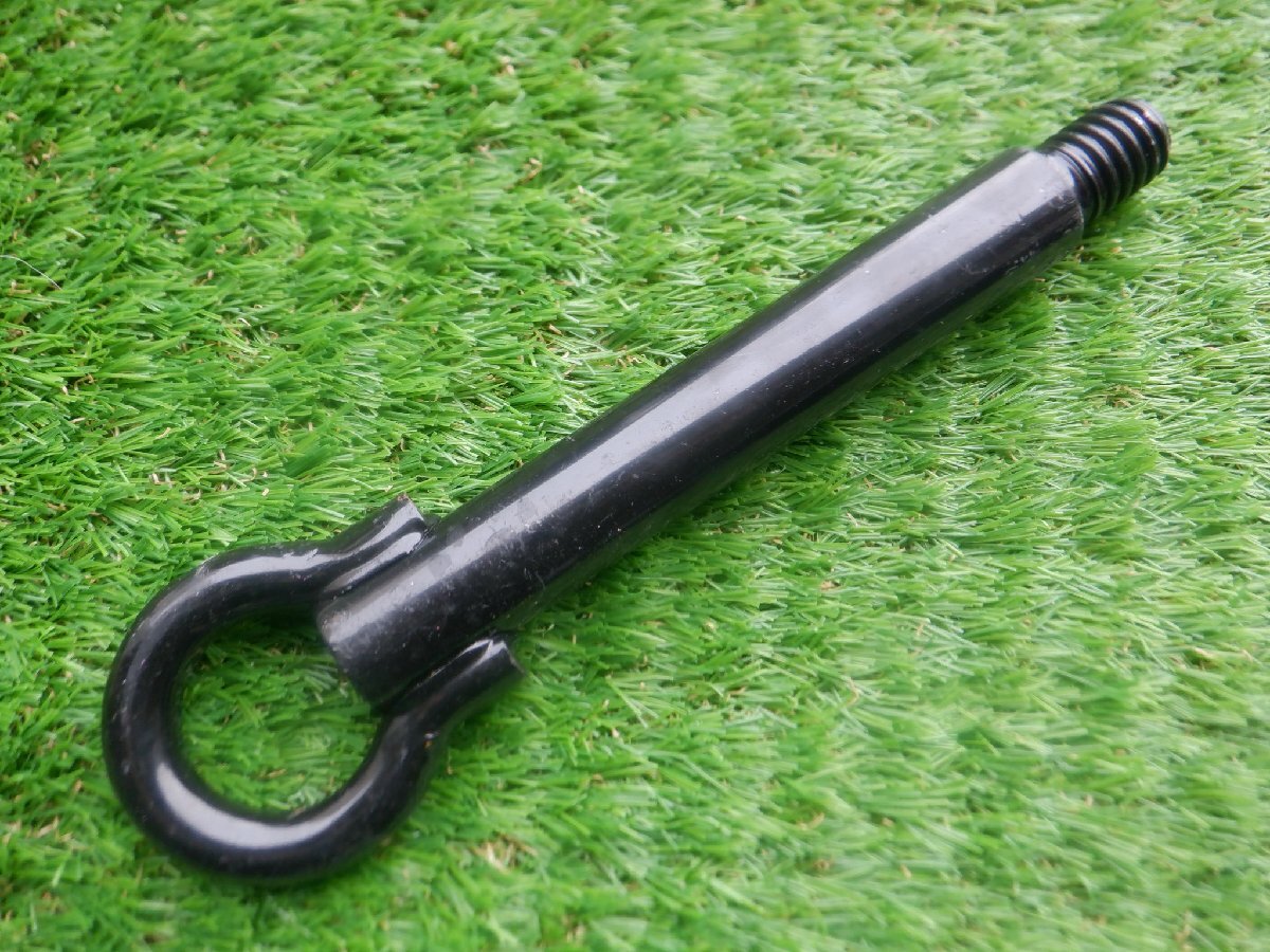 新車外し トヨタ純正 トーイングフック 牽引フック ハリアー ? RAV4 ? 全長 約21.5㎝ ボルト太さ 約17.2mm拍卖