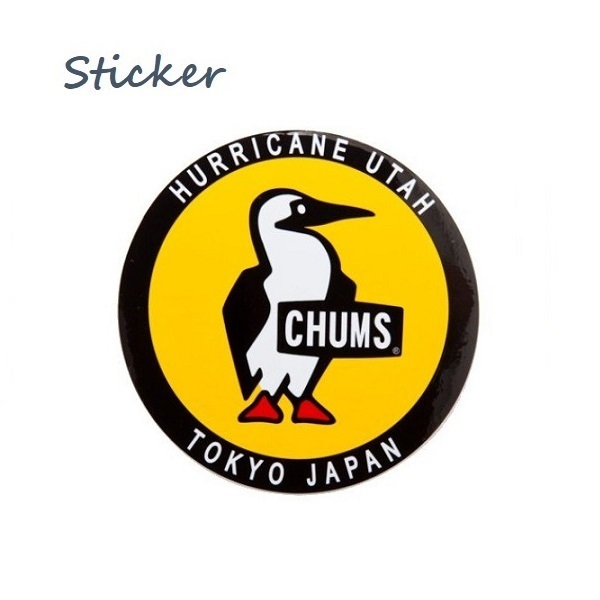 チャムス ステッカー CHUMS Sticker Round Booby Bird CH62-0156 新品 防水素材拍卖